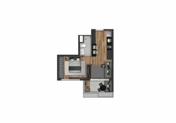 Imagem Studio com 1 Quarto à Venda, 25 m² em Vila Mariana - São Paulo