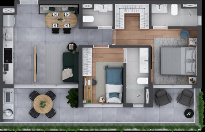 Imagem Apartamento com 1 Quarto à Venda, 55 m² em Itaim Bibi - São Paulo