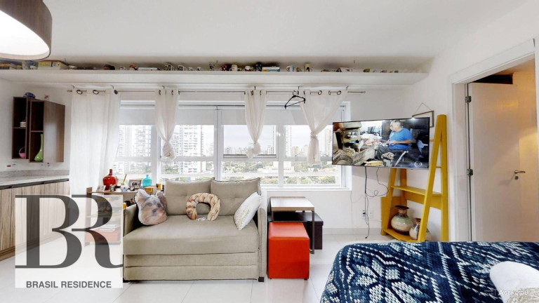 Imagem Apartamento com 1 Quarto à Venda, 50 m² em Brooklin - São Paulo Imagem Apartamento com 1 Quarto à Venda, 50 m² em Brooklin - São Paulo
