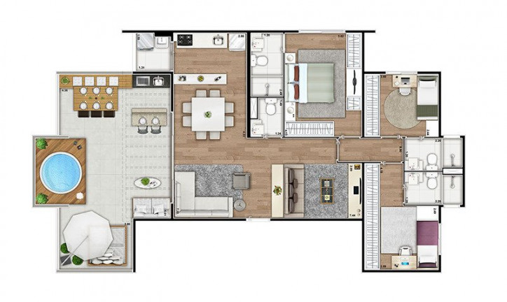 Imagem Apartamento com 2 Quartos à Venda, 61 m² em Jardim Prudência - São Paulo Imagem Apartamento com 2 Quartos à Venda, 61 m² em Jardim Prudência - São Paulo