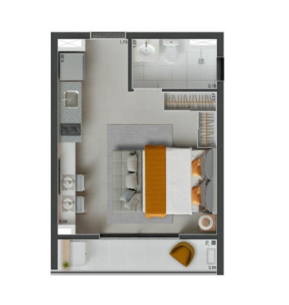 Imagem Apartamento com 2 Quartos à Venda, 61 m² em Vila Olímpia - São Paulo Imagem Apartamento com 2 Quartos à Venda, 61 m² em Vila Olímpia - São Paulo