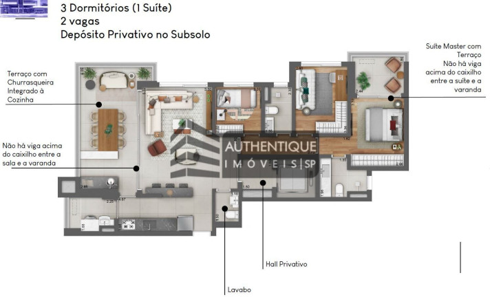 Imagem Apartamento com 3 Quartos à Venda, 117 m² em Moema - São Paulo