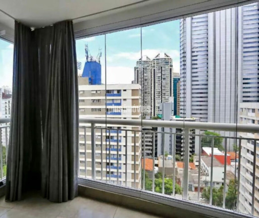 Apartamento com 1 Quarto para Alugar, 47 m² em Brooklin Paulista - São Paulo
