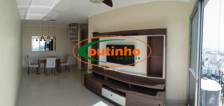 Imagem Cobertura com 3 Quartos à Venda, 130 m² em Rio Comprido - Rio De Janeiro