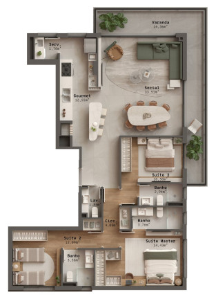 Imagem Apartamento com 3 Quartos à Venda, 123 m² em Petrópolis - Porto Alegre