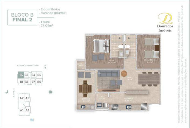 Imagem Apartamento com 2 Quartos à Venda, 77 m² em Aviação - Praia Grande Imagem Apartamento com 2 Quartos à Venda, 77 m² em Aviação - Praia Grande