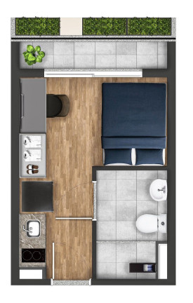 Imagem Apartamento com 1 Quarto à Venda, 37 m² em Jardim Paulista - São Paulo