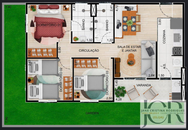 Imagem Apartamento com 3 Quartos à Venda, 67 m² em Chacara Ondas Verdes - Cotia