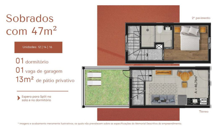 Imagem Casa de Condomínio com 1 Quarto à Venda, 46 m² em Santa Tereza - Porto Alegre Imagem Casa de Condomínio com 1 Quarto à Venda, 46 m² em Santa Tereza - Porto Alegre