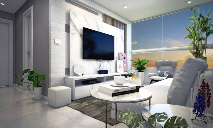 Imagem Apartamento com 2 Quartos à Venda, 71 m² em Guilhermina - Praia Grande
