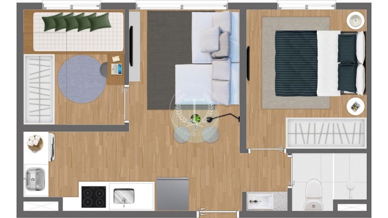 Imagem Apartamento com 2 Quartos à Venda, 32 m² em Jardim Lajeado - São Paulo