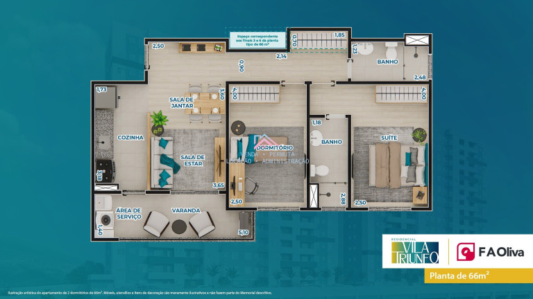 Imagem Apartamento com 2 Quartos à Venda, 66 m² em Primavera - Itupeva