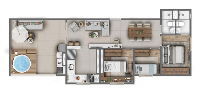 Imagem Cobertura com 3 Quartos à Venda, 79 m² em Vila Carmosina - São Paulo