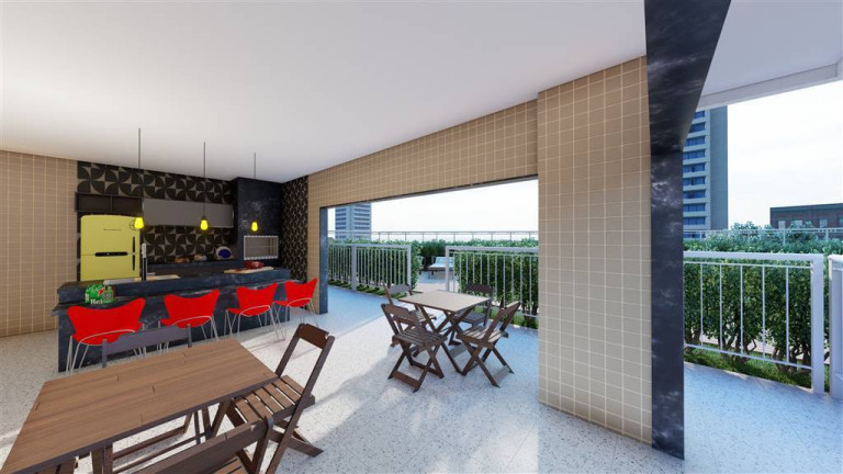 Imagem Apartamento com 1 Quarto à Venda, 47 m² em Caiçara - Praia Grande