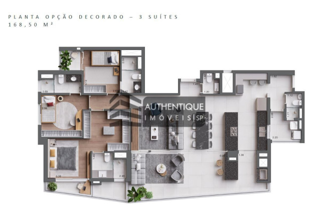 Imagem Apartamento com 4 Quartos à Venda, 171 m² em Brooklin - São Paulo Imagem Apartamento com 4 Quartos à Venda, 171 m² em Brooklin - São Paulo