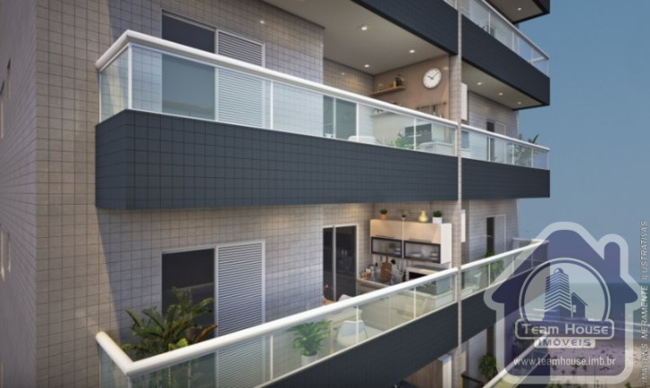 Imagem Apartamento com 1 Quarto à Venda, 38 m² em Guilhermina - Praia Grande