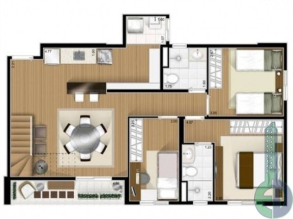 Imagem Apartamento com 4 Quartos à Venda, 240 m² em Santa Paula - São Caetano Do Sul