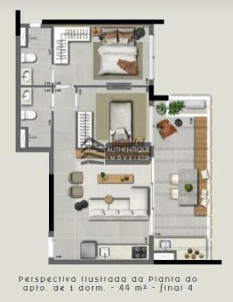 Imagem Apartamento com 1 Quarto à Venda, 41 m² em Pinheiros - São Paulo Imagem Apartamento com 1 Quarto à Venda, 41 m² em Pinheiros - São Paulo