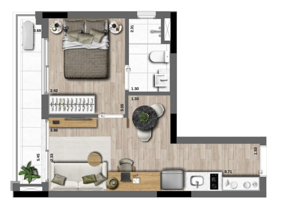 Imagem Apartamento com 1 Quarto à Venda, 32 m² em Indianópolis - São Paulo Imagem Apartamento com 1 Quarto à Venda, 32 m² em Indianópolis - São Paulo