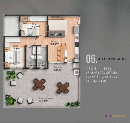 Imagem Apartamento com 2 Quartos à Venda, 121 m² em São Judas - Itajaí