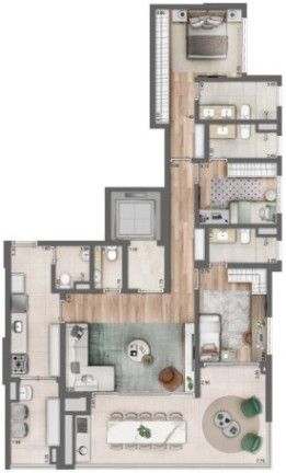 Imagem Apartamento com 3 Quartos à Venda, 206 m² em Perdizes - São Paulo