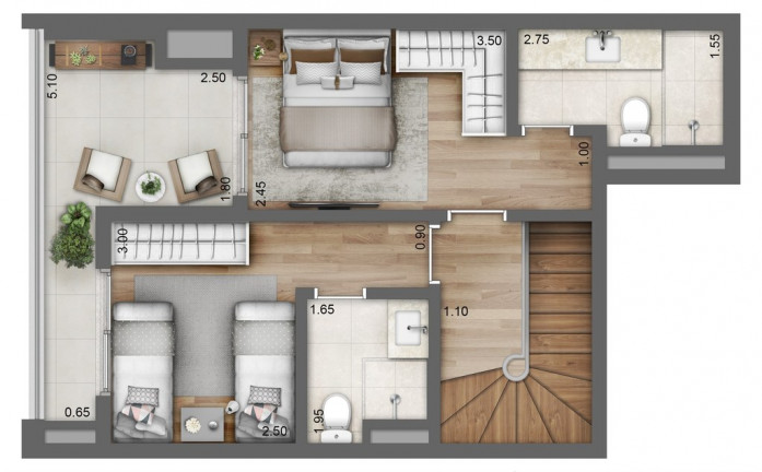 Imagem Apartamento com 2 Quartos à Venda, 70 m² em Perdizes - São Paulo