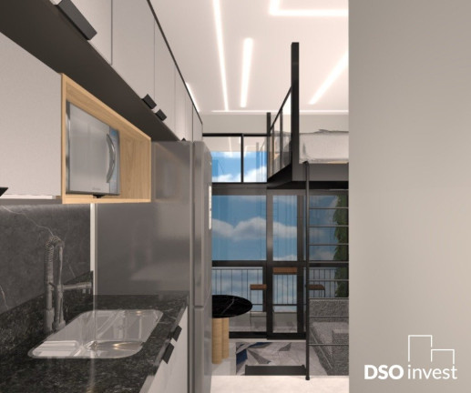 Imagem Apartamento com 1 Quarto para Alugar,  em Brooklin - São Paulo