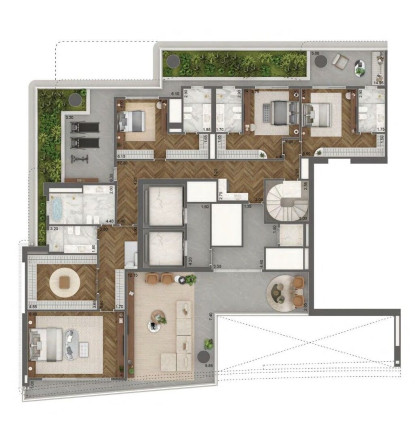 Imagem Imóvel com 4 Quartos à Venda, 695 m² em Jardim Guedala - São Paulo Imagem Imóvel com 4 Quartos à Venda, 695 m² em Jardim Guedala - São Paulo
