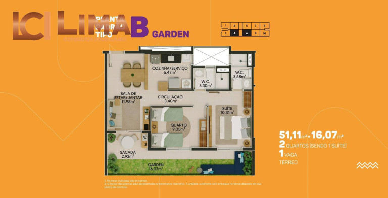 Imagem Apartamento com 2 Quartos à Venda, 51 m² em Cambeba - Fortaleza Imagem Apartamento com 2 Quartos à Venda, 51 m² em Cambeba - Fortaleza