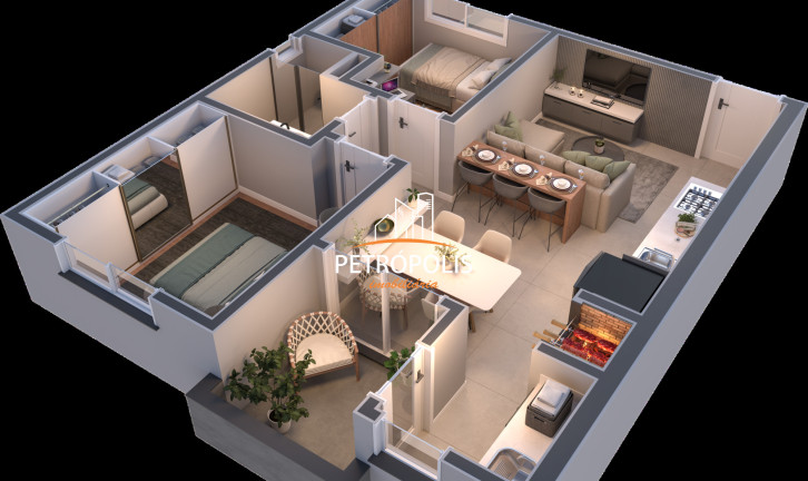 Imagem Apartamento com 2 Quartos à Venda, 56 m² em Cidade Nova - Caxias Do Sul Imagem Apartamento com 2 Quartos à Venda, 56 m² em Cidade Nova - Caxias Do Sul