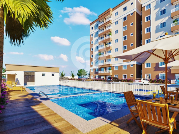 Imagem Apartamento com 2 Quartos à Venda, 51 m² em Guaribas - Eusébio