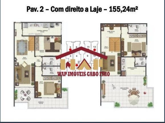 Imagem Apartamento com 1 Quarto à Venda,  em Palmeiras - Cabo Frio