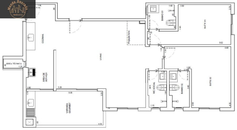 Imagem Apartamento com 3 Quartos à Venda, 104 m² em Centro - São Caetano Do Sul
