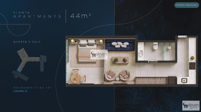 Imagem Apartamento com 2 Quartos à Venda, 58 m² em Ondina - Salvador