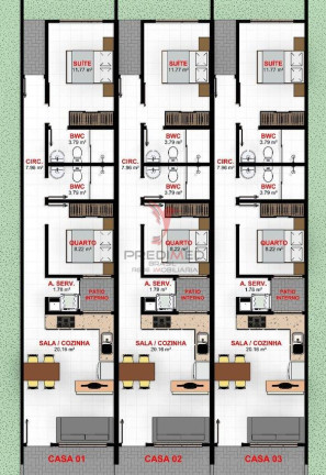 Imagem Casa com 1 Quarto à Venda, 68 m² em Armação - Penha Imagem Casa com 1 Quarto à Venda, 68 m² em Armação - Penha