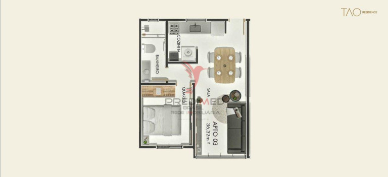 Imagem Apartamento com 1 Quarto à Venda, 36 m² em Intermares - Cabedelo Imagem Apartamento com 1 Quarto à Venda, 36 m² em Intermares - Cabedelo