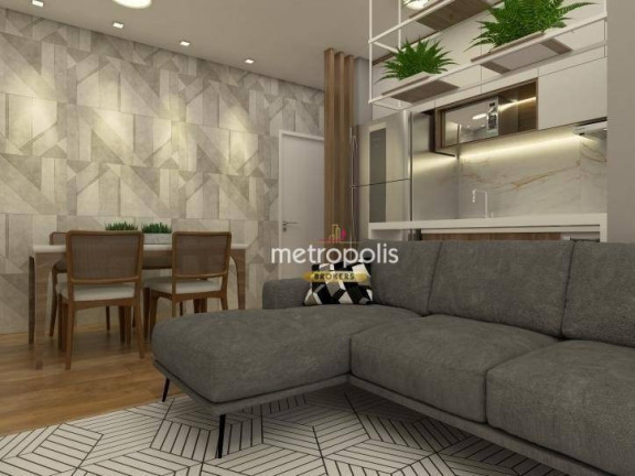 Imagem Apartamento com 2 Quartos à Venda, 58 m² em Osvaldo Cruz - São Caetano Do Sul