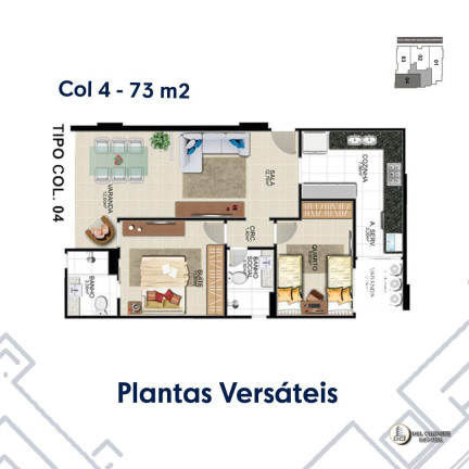 Imagem Apartamento com 2 Quartos à Venda, 73 m² em São Judas Tadeu - Guarapari Imagem Apartamento com 2 Quartos à Venda, 73 m² em São Judas Tadeu - Guarapari