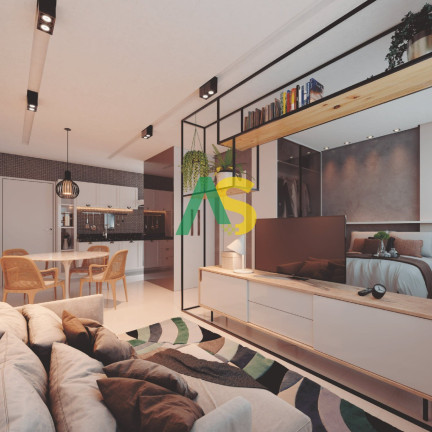 Imagem Flat com 1 Quarto à Venda, 33 m² em Casa Amarela - Recife