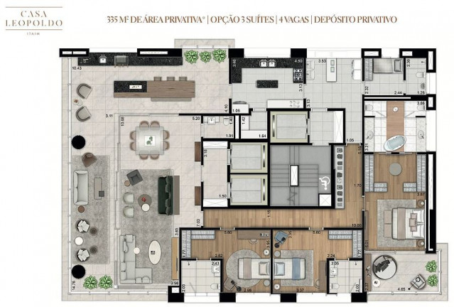 Imagem Apartamento com 4 Quartos à Venda, 335 m² em Itaim Bibi - São Paulo
