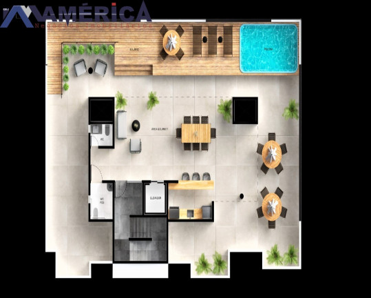 Imagem Imóvel com 1 Quarto à Venda, 38 m² em Bessa - João Pessoa