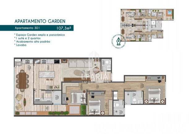 Imagem Apartamento com 3 Quartos à Venda, 108 m² em Rainha Do Mar - Itapoá