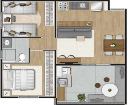 Imagem Imóvel com 2 Quartos à Venda, 55 m² em Campo Belo - São Paulo