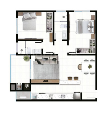 Imagem Apartamento com 2 Quartos à Venda, 68 m² em Meia Praia - Navegantes Imagem Apartamento com 2 Quartos à Venda, 68 m² em Meia Praia - Navegantes
