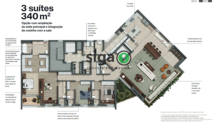 Imagem Apartamento com 4 Quartos à Venda, 340 m² em Jardins - São Paulo