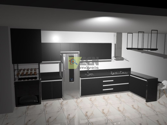 Imagem Casa de Condomínio com 3 Quartos à Venda, 150 m² em Residencial Real Park Sumaré - Sumaré