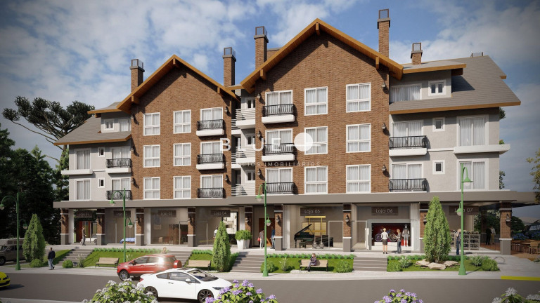 Apartamento com 2 Quartos à Venda, 84 m² em Avenida Central - Gramado