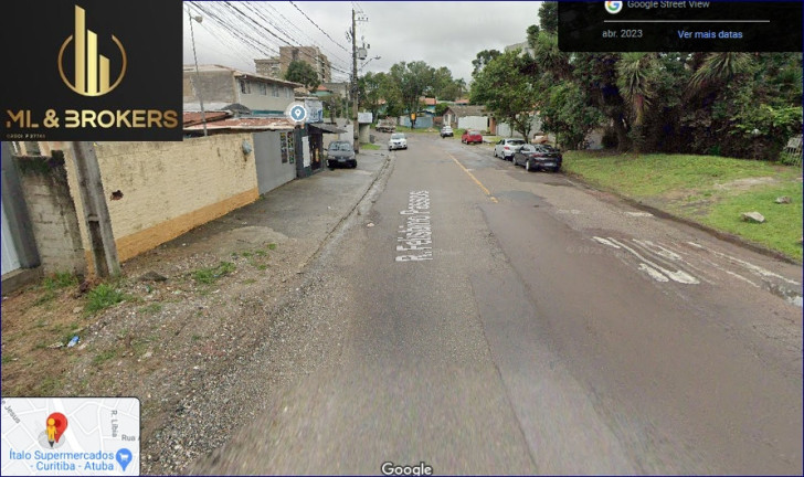 Terreno à Venda, 1.492 m² em Tingui - Curitiba