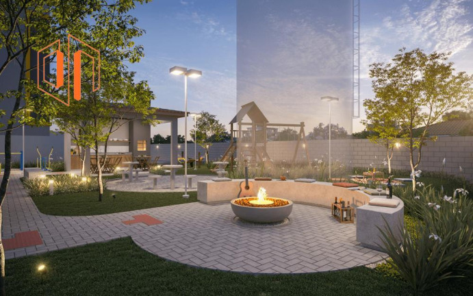 Imagem Apartamento com 2 Quartos à Venda, 57 m² em Jardim Amélia - Pinhais