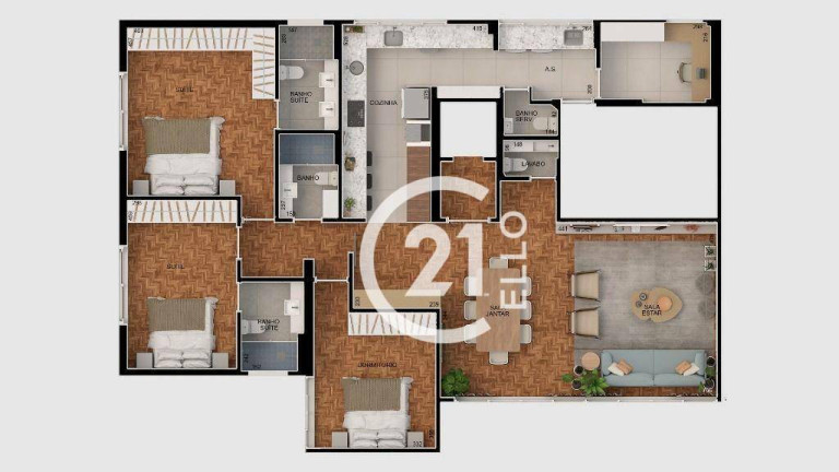 Imagem Apartamento com 3 Quartos à Venda, 155 m² em Paraíso - São Paulo
